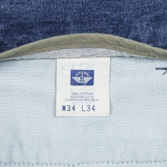 2000s Dockers Pleated Denim Trousers Size 33