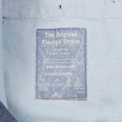 2000s Dockers Pleated Denim Trousers Size 33
