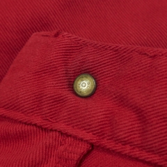 90s Bison Company Japan Red Denim Jeans Size 31