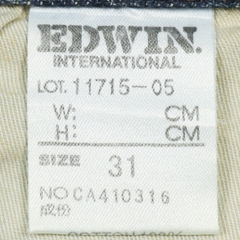 Edwin 505ZXX Selvedge Denim Jeans Size 32
