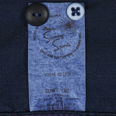 Sunny Sports Japan Indigo Work Shirt Size M