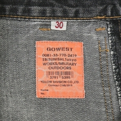 Gowest Japan Denim Bush Pants Size 29