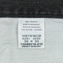 00s Rustler Black Denim Worker Jeans Size 36