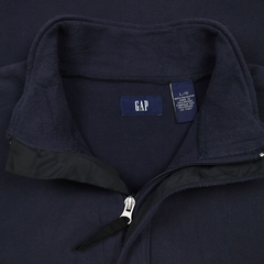 2000s Old GAP Quarter Zip Fleece Jacket Size L
