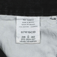 00s Rustler Black Denim Worker Jeans Size 38
