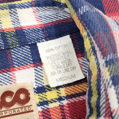 Camco Mfg Heavy Flannel Work Shirt Size M