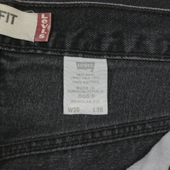 2000s Levi's 505 Black Denim Jeans Size 36