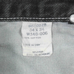 90s Wrangler USA Black Denim Worker Jeans Size 32