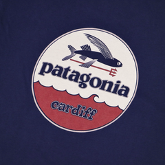 Patagonia Cardiff Store T-Shirt Made in USA Size L