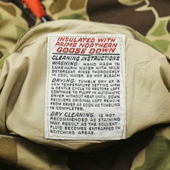 Vtg Stearns USA Duck Camo Downfill Hunting Jacket Size XL