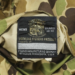Vtg Stearns USA Duck Camo Downfill Hunting Jacket Size XL