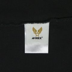 Avirex Big Logo Black T-Shirt Size M