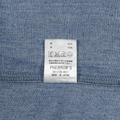 Pherrow's Japan Chambray Work Shirt Size M