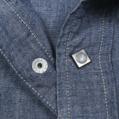 Pherrow's Japan Chambray Western Shirt Size S