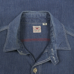 Sugar Cane Made in JP Stripe Work Shirt Size S