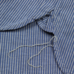 Houston Stripe Work Shirt Long-sleeve Size S
