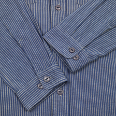 Houston Stripe Work Shirt Long-sleeve Size S