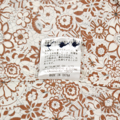 Mitsumine Floral Pattern Shirt L/S Size L
