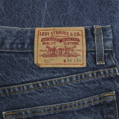 2000s Levi's 517 Denim Bootcut Jeans Size 35