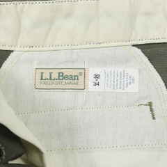 Vtg 80s L.L.Bean USA Made Pleated Trousers Size 31