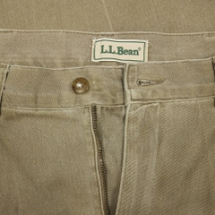 90s L.L.Bean Pleated Khaki Trousers Size 30