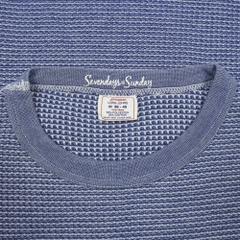 Sevendays=Sunday Waffle Pocket T-Shirt Size XS