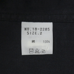 Domingo DMG Japan Black Herringbone Work Jacket Women Size XS