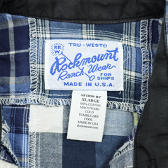 Rockmount Patchwork Western Shirt S/S Size S