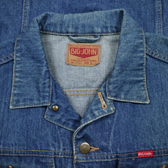 90s Big John Japan Trucker Denim Jacket Size L
