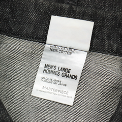 Masterpiece Japan Black Denim Jacket Size L