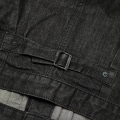 Masterpiece Japan Black Denim Jacket Size L