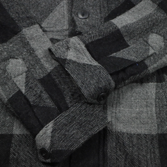 wings + horns Canada Buffalo Check Wool Jacket Size S