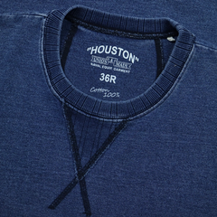 Houston Washed Indigo Tee Shirt Size S