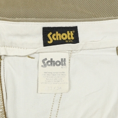 Schott Made in JP Wide Fit Khaki Trousers Size 33