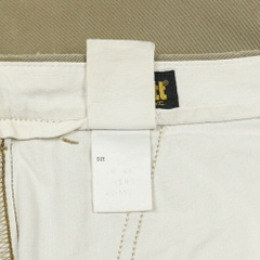 Schott Made in JP Wide Fit Khaki Trousers Size 33