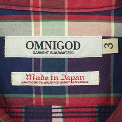 Omnigod Japan Made Checkboard Shirt Size XS