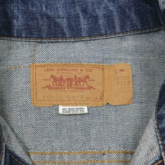 Vintage 70s Levi's USA Type 3 Denim Jacket Size L