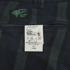 Dickies x Beams Golf Check Pattern Pants Size 30