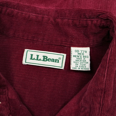 90s L.L.Bean Corduroy Button-down Shirt Size L