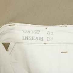 Buzz Rickson’s Type Military Khaki Trousers Size 30