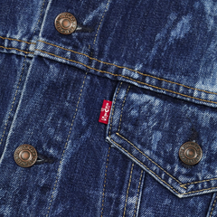 90s LEVI'S 557XX Valencia Type 3 Denim Jacket Size 44 / XL