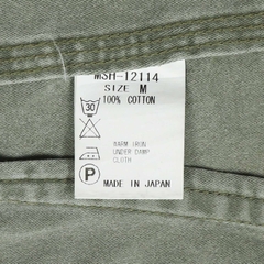 Slapshot Japan Made Olive Sateen Hooded Jacket Size M