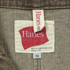 Hanes Light Brown Denim Coat Size M