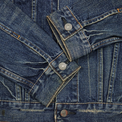 2000s Levi's Distressed Denim Jacket Size M