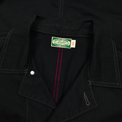 Sugar Cane HBT Black Railroad Jacket Size L