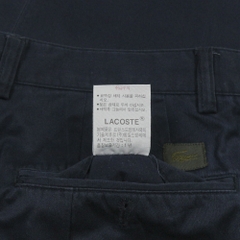 Lacoste Navy Pleated Trousers Size 31