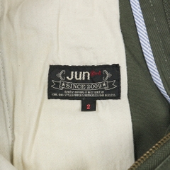 Jun Red Cotton Twill Work Trousers Size 32