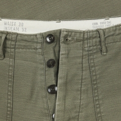 Coen Brand Olive Sateen Baker Pants Size 30