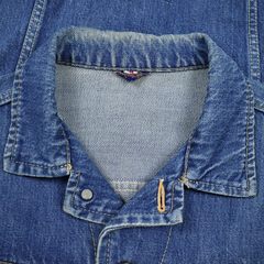 Vtg 70s Japan New Look Selvedge Denim Jacket Size S