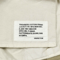 Octopus Army Japan Type Officer Khaki Trousers Size 29